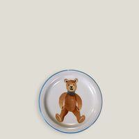 Blue Teddy Bear Santa Small Mug & Side Plate