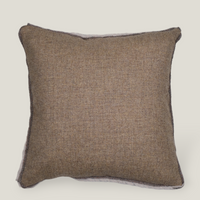 Helmsdale Highland Tweed Fringed Cushion Cover